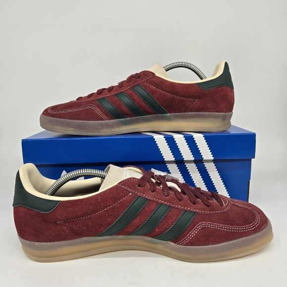 New Adidas Gazelle Indoor \'Shadow Red Green\' JH5403 Men\'s Shoes Size 11 main image 4
